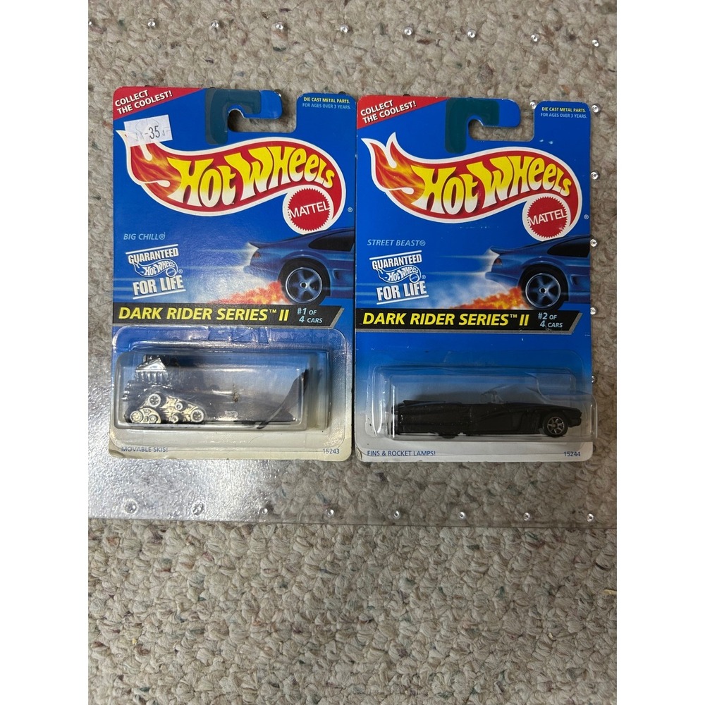 Hot Wheels Dark Rider Series II Big Chill & Street Beast‎ 1/64 Scale